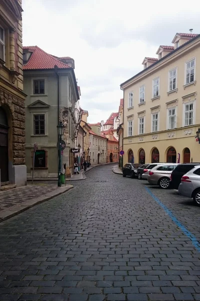 Praga República Checa Mayo 2015 Turistas Todo Mundo Caminan Por — Foto de Stock