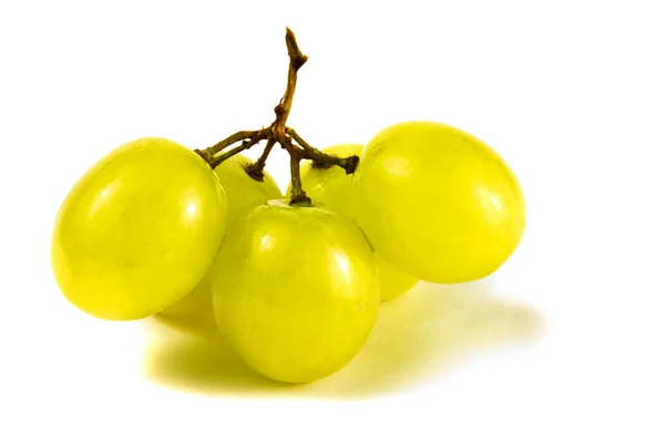 Winogrona Izolowane Białym Tle — Zdjęcie stockowe
