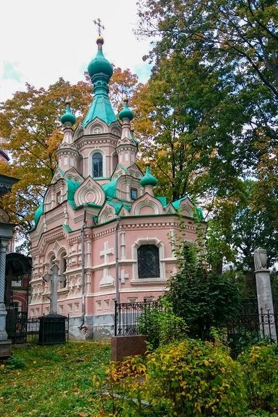 Ancien Cimetière Églises Monastère Donskoï Moscou Russie — Photo