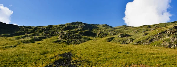 Panorama Rocks Covered Trees Caucasus North Ossetia — Stock Photo, Image