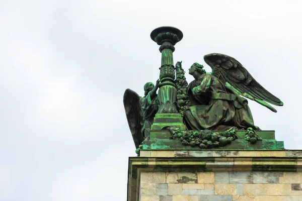 Details Van Gevel Van Isaac Cathedral Petersburg Rusland — Stockfoto