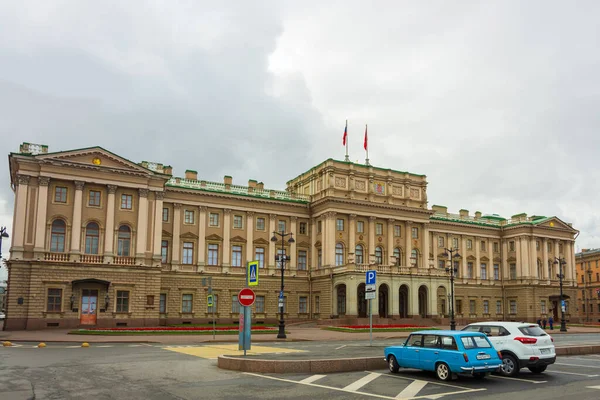 Rosja Sankt Petersburg Sierpnia 2020 Pałac Maryjski Petersburgu Rosja — Zdjęcie stockowe