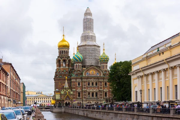 Rússia São Petersburgo Agosto 2020 Igreja Salvador Sangue Derramado São — Fotografia de Stock