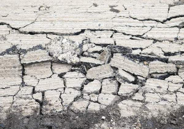 cracked cement road texture background