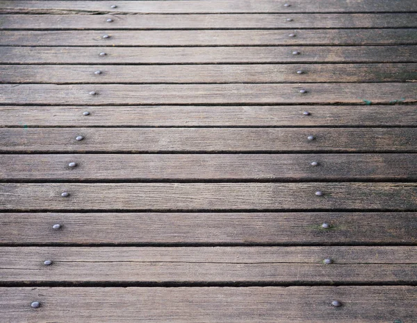 Braune Holz Gehweg Textur — Stockfoto