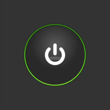  web simgesi push - düğme gücü