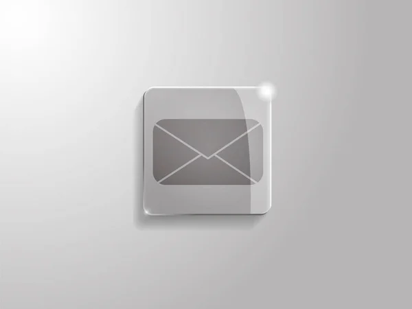 cam düğmesi içindeki posta simgesini