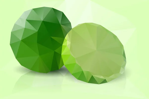 Çokgen meyve - kireç