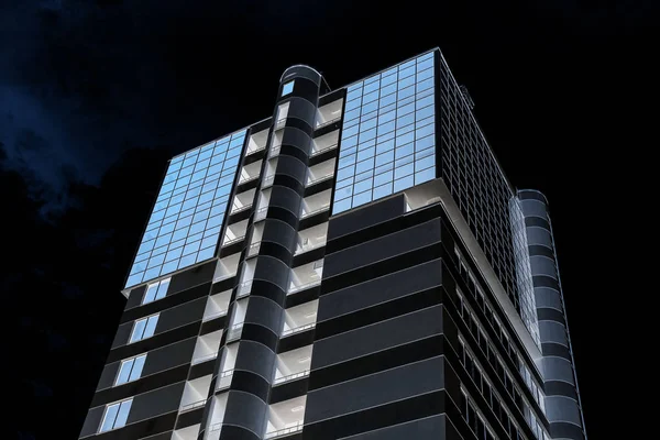 Modern black Building facade architecture