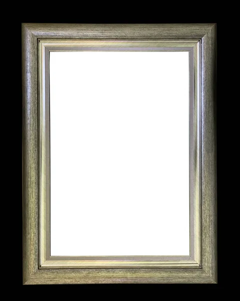 Close Vintage Rust Picture Frame Isolated White Background — Stock Photo, Image