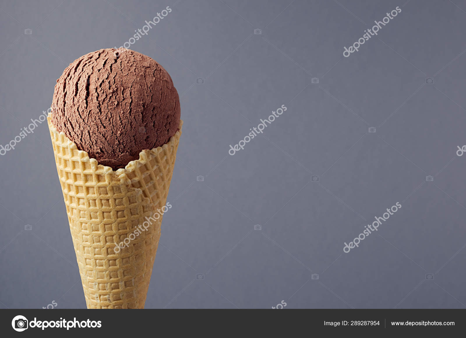 Chocolate Brown Creamy Ice Cream Crisp Waffle Cone Pastel Grey Stock Photo Image By C Alinayudina Chocolate Brown Creamy Ice Cream Crisp Waffle Cone Pastel Grey Stock Photo Image By C Alinayudina