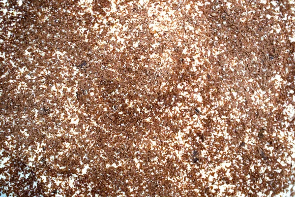 Фон Домашнього Торта Посипаний Шоколадом Свята Дні Народження Плоска Лежала — стокове фото