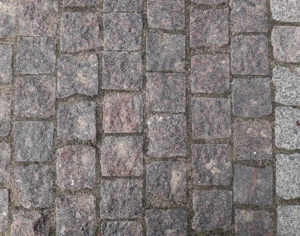 Stone Pavement Background Inglês Espaço Cópia Mock Deitado Plano — Fotografia de Stock