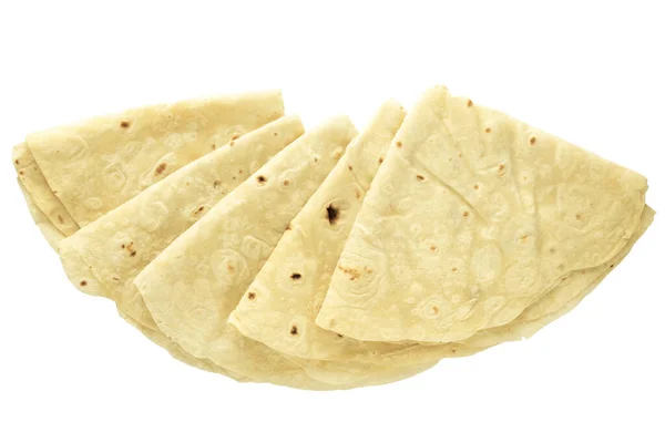 Pita Brot Isoliert Auf Weißem Hintergrund Pita Brot Nationale Küche — Stockfoto