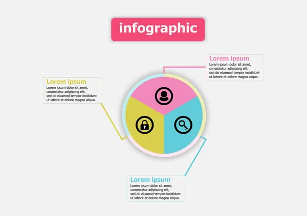 Die Infografik Vektor Designvorlage Zur Illustration Planung Der Zeitachse Infografik — Stockvektor