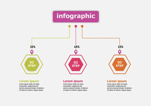 Die Infografik Vektor Designvorlage Zur Illustration Planung Infographic Design Business — Stockvektor