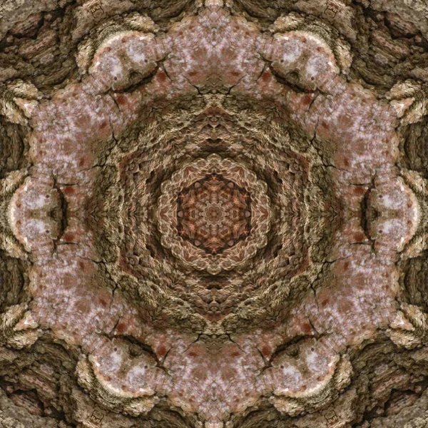 3D çizim. Bir ağaç bir ahşap yüzey soyut resim