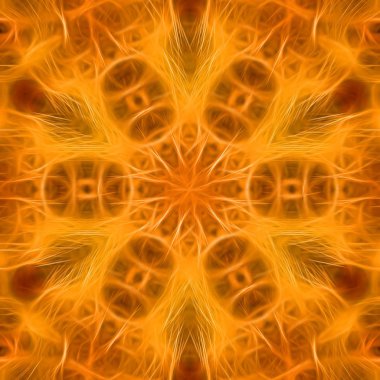 Alevli bir ateşin parlak arkaplanı