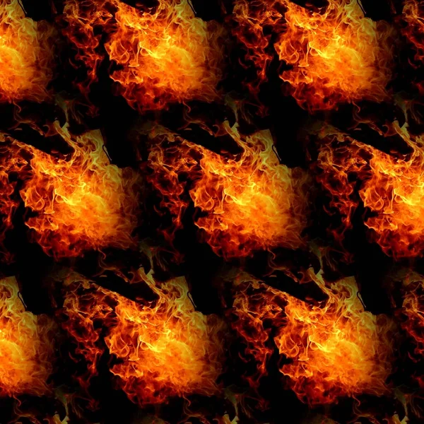 Illustration Bright Background Fiery Flame Fire — Stock Photo, Image