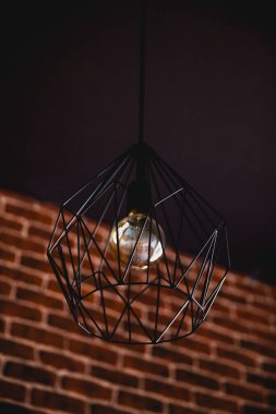 Arka planda Retro Lamba, kapat