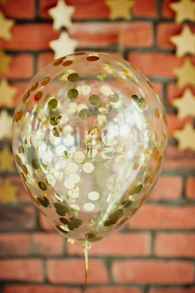 Christmas Decoration Wall Balloon Foreground — Stock Photo, Image