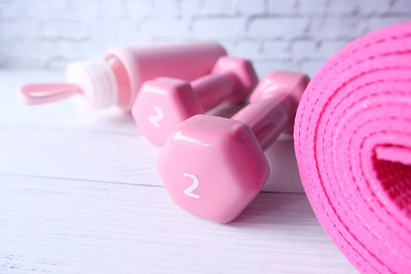 Pink workout equipment Stock Photos, Royalty Free Pink workout equipment  Images