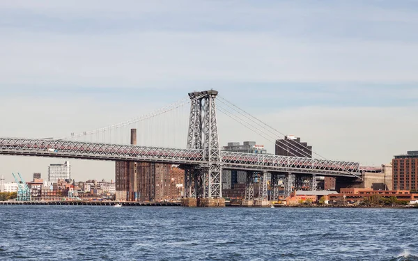 Vue Pont Williamsburg New York Aux États Unis Amérique Pont — Photo