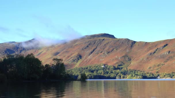 Catbells Dawn Vista Sobre Derwentwater Amanecer Parque Nacional Del Distrito — Vídeos de Stock