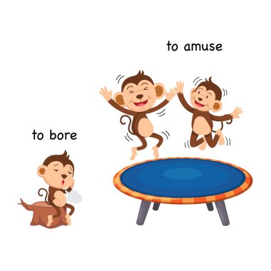 Tam tersi delik ve vektör çizim eğlendirmek için