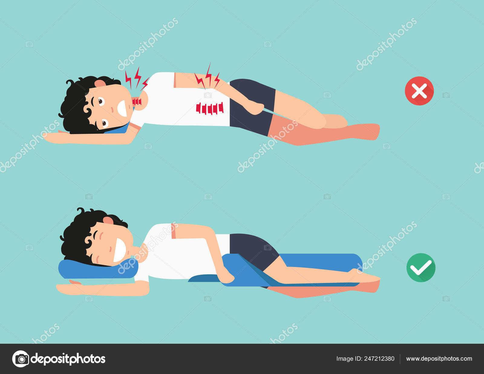 posture pillow for bed