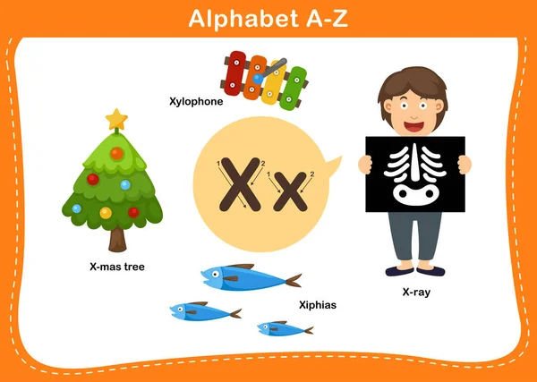 Lettre Alphabet Illustration Vectorielle — Image vectorielle