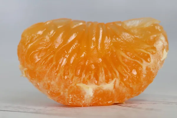 Leuchtend Orange Oder Mandarinfarbene Makrofotografie — Stockfoto
