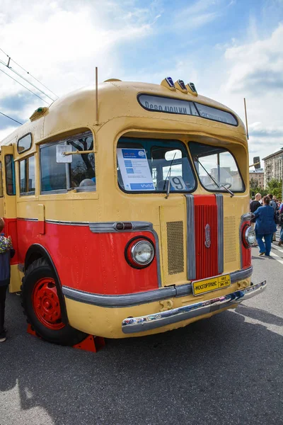 Russland Moskau Mai 2017 Ausstellung Alter Moskauer Transporte — Stockfoto