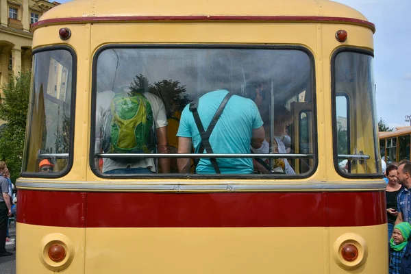 Rússia Moscou Maio 2017 Exposição Transporte Antigo Moscou — Fotografia de Stock