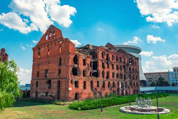 Volgograd City, Rusya eski değirmen kalıntıları
