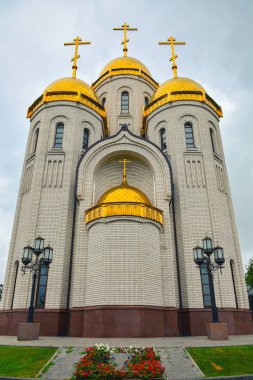Ortodoks Kilisesi üzerinde Mamayev Kurgan