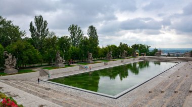 Rusya, Volgograd, 17 Mayıs 2018. Memorial karmaşık Mamayev Kurgan