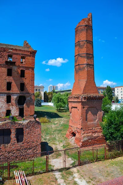 Rovine Del Vecchio Mulino Nella Città Volgograd Russia — Foto Stock