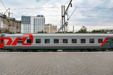 Rusya, Volgograd, 12 Mayıs 2018 Tren İstasyonu