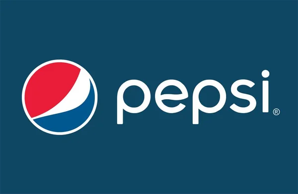 Pepsi Cola Logo Hintergrund — Stockfoto