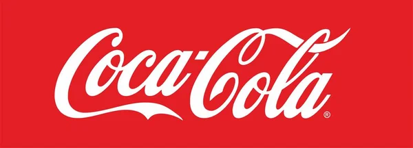 Coca Cola Logo Achtergrond — Stockfoto