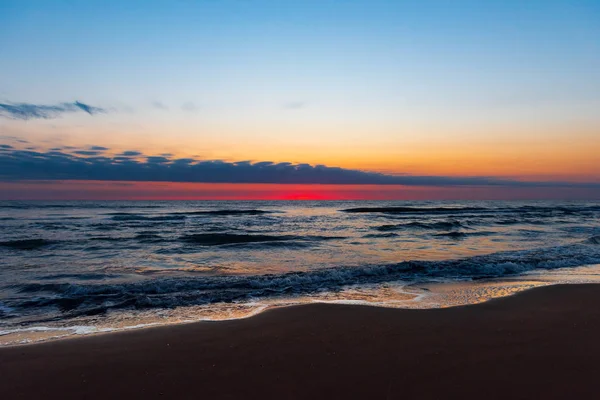 Incredibile Bella Alba Mare — Foto Stock