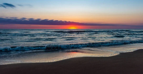 Incredibile Bella Alba Mare — Foto Stock