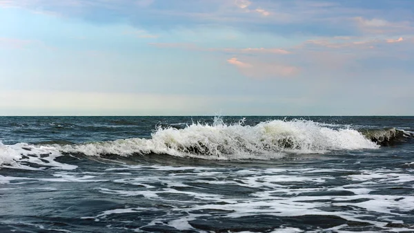 Vagues Mer Puissantes Éclaboussures Fond Naturel — Photo