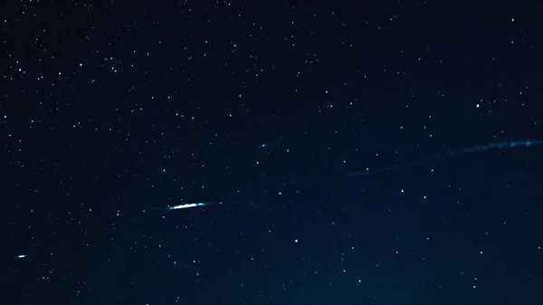 Céu Noturno Com Estrelas Galáxia Espaço Exterior Fundo Universo — Fotografia de Stock