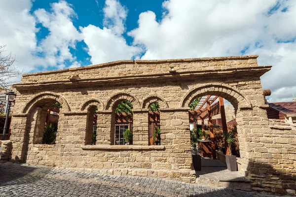 Ancient Restaurant Old Town Baku City Azerbaijan — Stock Photo, Image