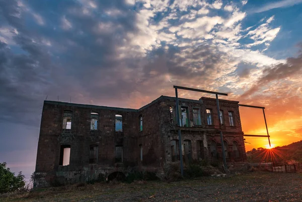 Exterior Antigua Casa Abandonada Ruinas — Foto de Stock