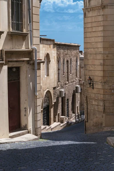 Úzké Uličky Starého Města Baku Ázerbájdžán — Stock fotografie