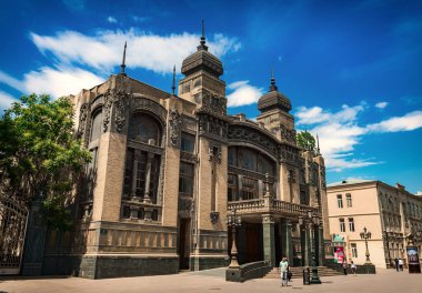 Bakü/Azerbaycan - 10 Mayıs 2018. Azerbaycan Akademik Opera ve Bale Tiyatrosu