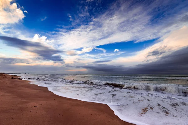 Mar Mar Tormentoso Nubes Colores Horizonte — Foto de Stock